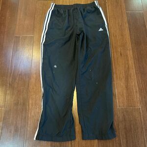 Adidas Men's Black and Grey Joggers-tracksuits